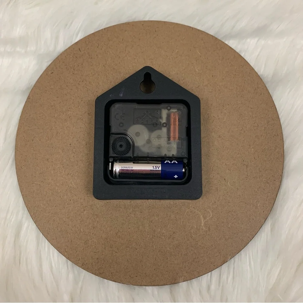 8” Round Squirrel Clock